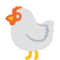 Chicken emoji on Google